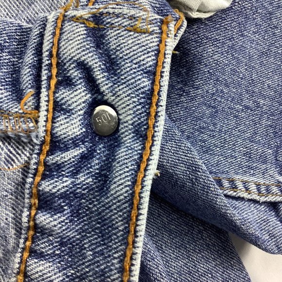 LEVI'S 550 Relaxed Fit Jeans Size 42 X 30 00550-0040 USA Made Vintage 1992 - Picture 5 of 8